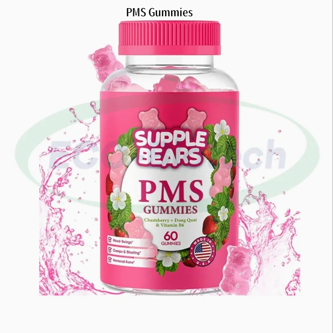 Ausreson OEM Supplements Pms Gummy Vitamin Relief Women's Menstrual Pain Pms Gummies