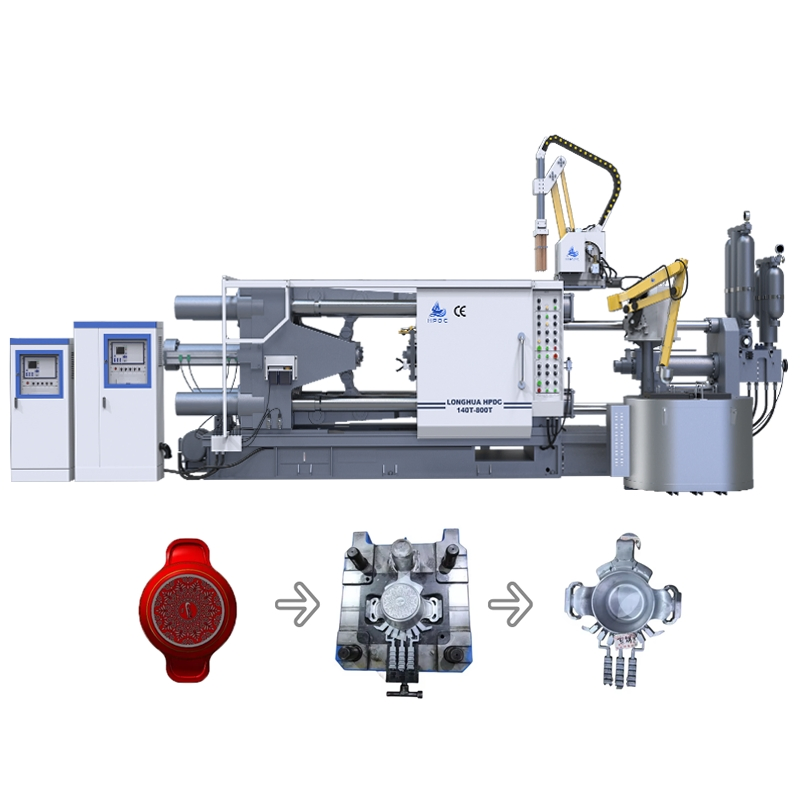 Lh-Hpdc Innovative Copper Aluminum Magnesium with Servo Motor Cold Chamber Die Casting Machine Press Industrial Casting Aluminum Pot and Auto Parts etc