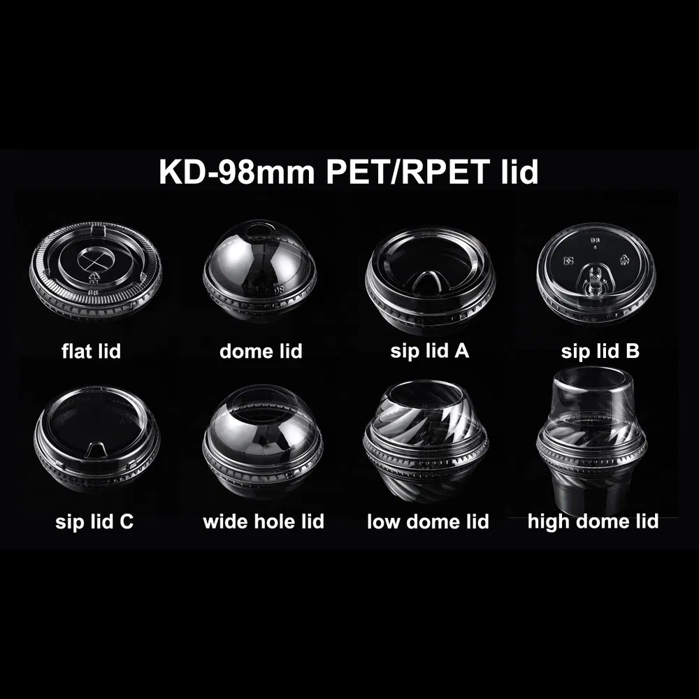 Pet R-Pet Material Disposable Plastic Juice Boba Drink Cold Beverage Cup