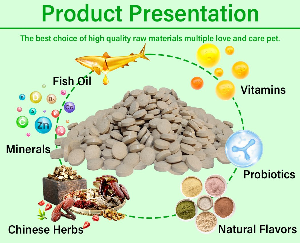 Herbal Liver Care Health Care Chews Tablets Pet Supplements Private Label for Cats