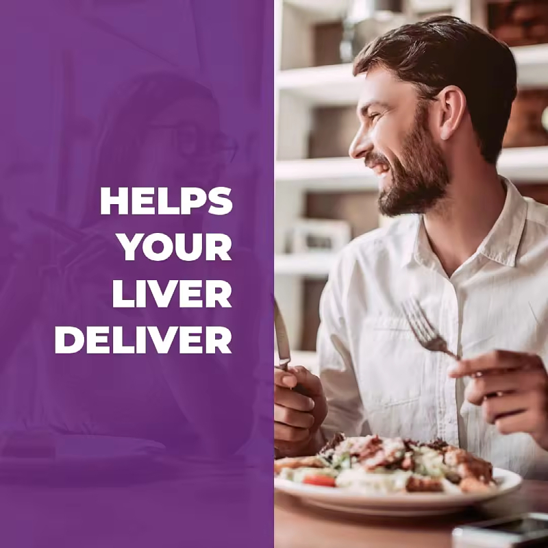 Herbal Blend for Men, Women Liver Health Detox Support Supplement with Artichoke Extract, Milk Thistle, Dandelion Root, Turmeric