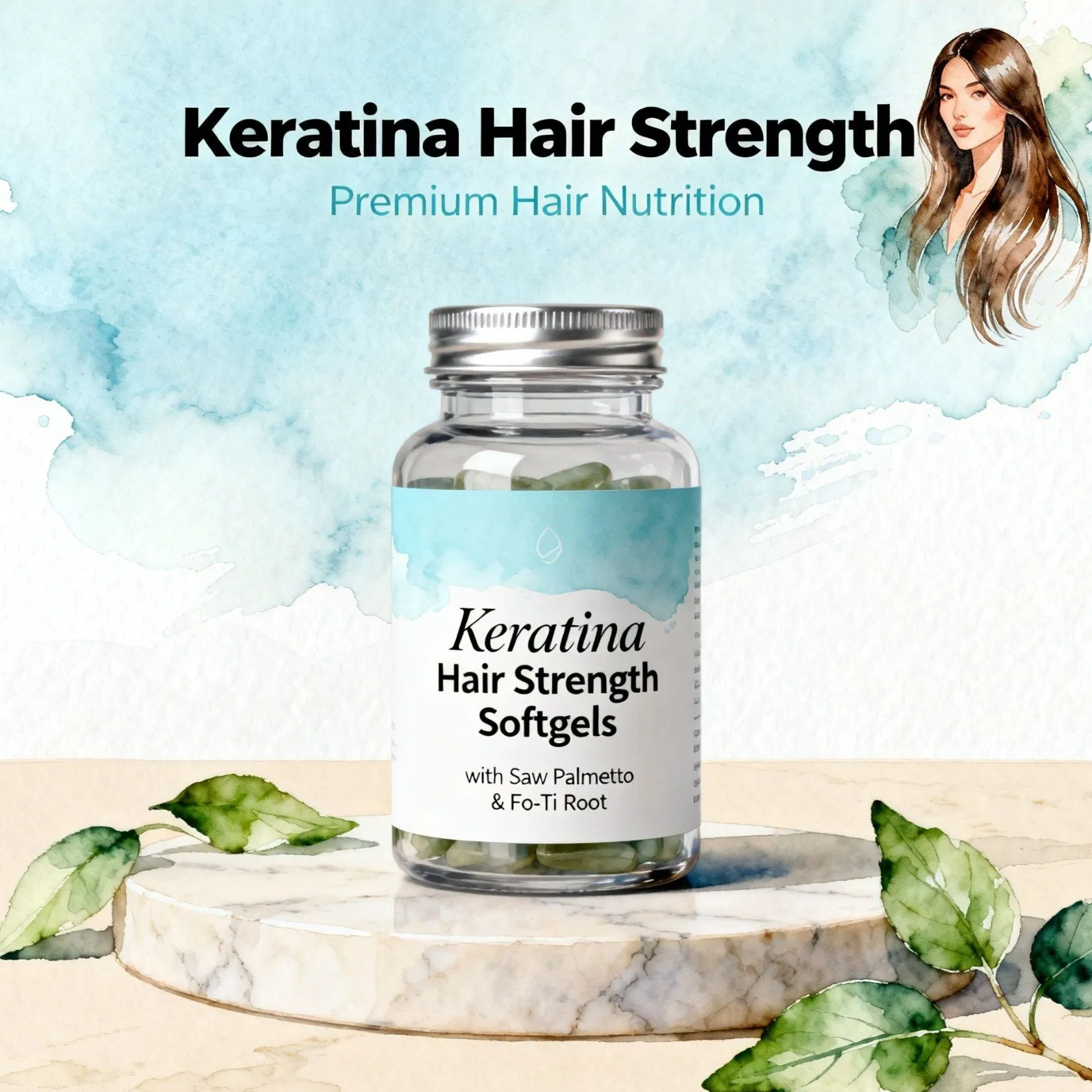 Age-Defying Skin Serum Capsules with Coq10 &amp; Acai Berry