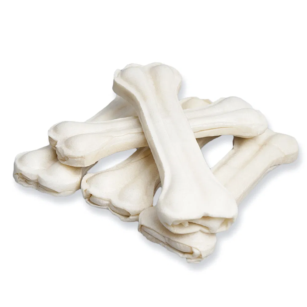 Natural Rawhide Pressed Bone Rawhide Dog Chew Bone Different Sizes for Dog