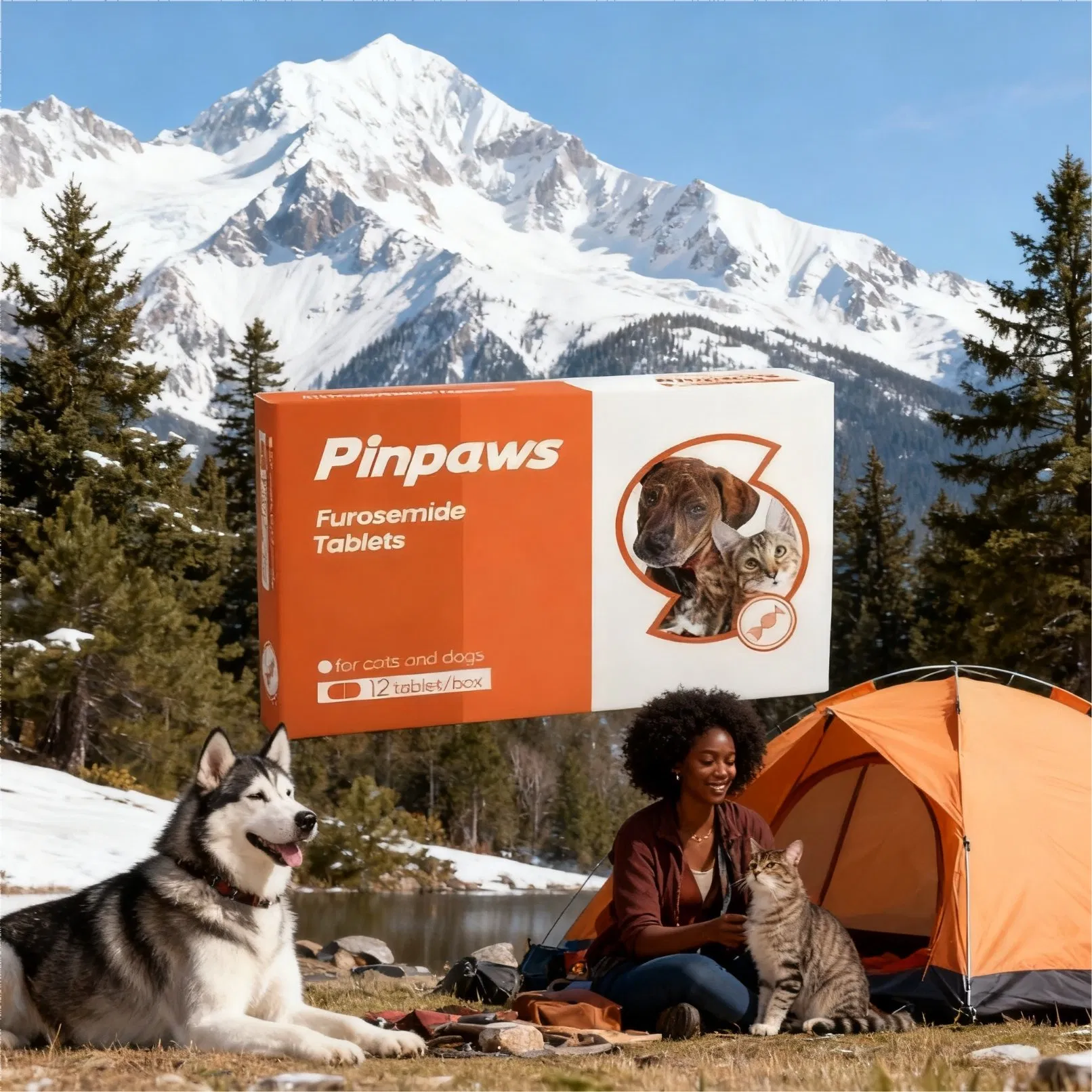 Veterinary Medicine Furosemide Tablets for Dogs and Cats Fluid Retention Treatment