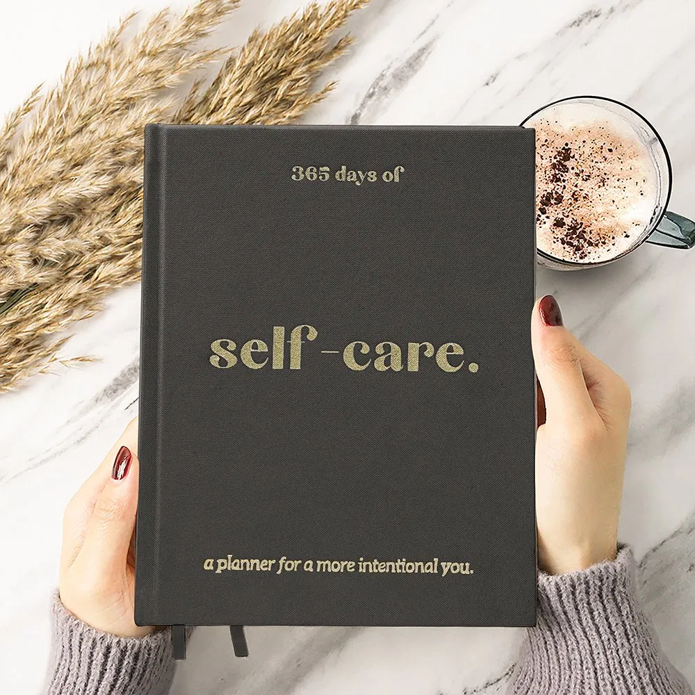 Self Care Positive Motivational Wellness Mental Health Journal Meal Planner Affirmation Notebook for Woman