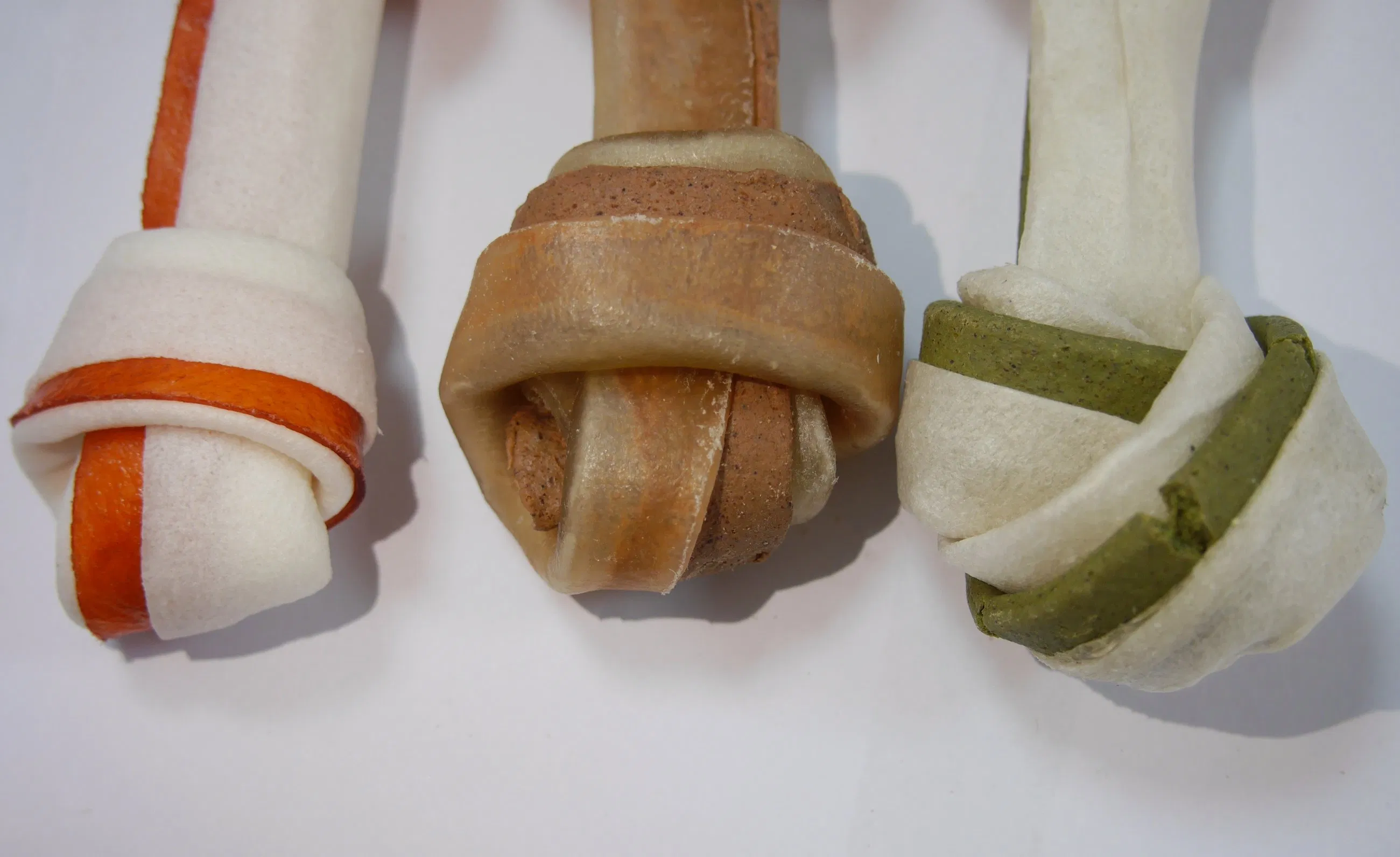 Manufacturer Custom Pet Chews Rawhide Knot Bone Natural Dog Treats Dog Dental Chew Stick