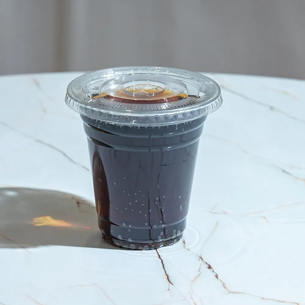 Pet R-Pet Material Disposable Plastic Juice Boba Drink Cold Beverage Cup