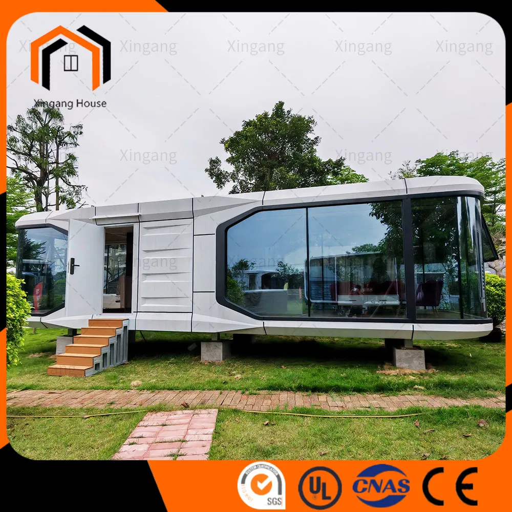 Luxury Prefabricated House for Cold Areas Container House Fully Equipped High Capacity Tiny House Capsule House
