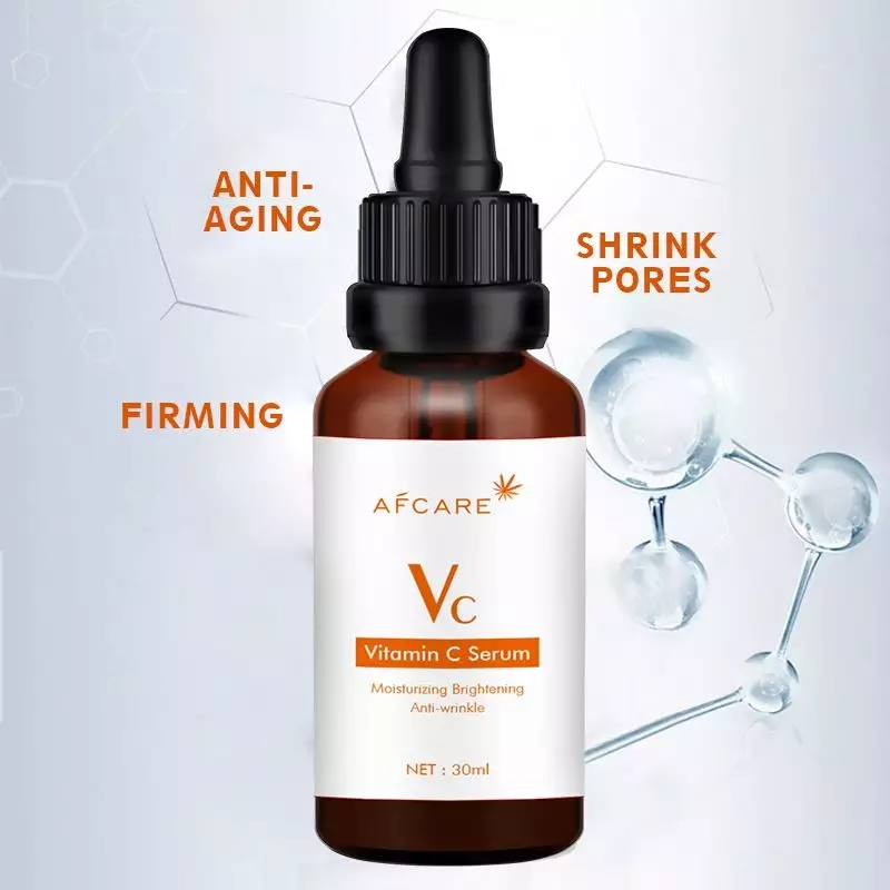 Advanced Vitamin C Serum Hyaluronic Acid Niacinamide Shrink Pores Anti-Aging Face Care