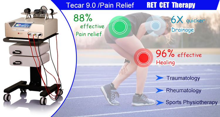 Tecar Therapy Professional Use Employed in Physiotherapy Rehabilitation and Sports Medicine
