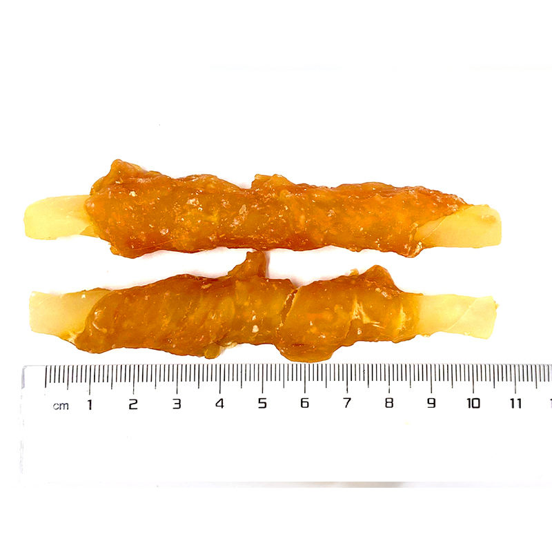 OEM Wholesale Dog Treats Calcium Supplement Roll Bite Glue Chicken Cowhide Meat Teeth Grinding Molar Stick Natural Dog Bone