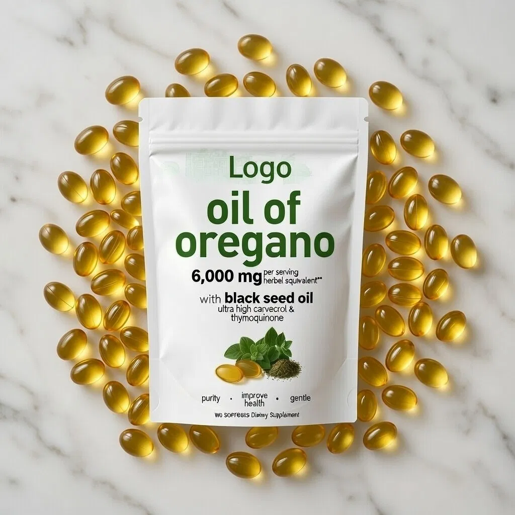 Natural Oregano Oil Dietary Supplement - Daily Immune Support