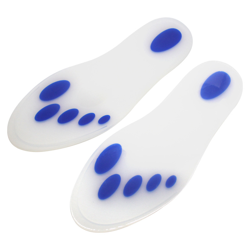 Medical Silicone Insoles Relieve Heel Spurs Plantar Fasciitis Pain Diabetes Care Medical Grade Silicone Shoe Insole