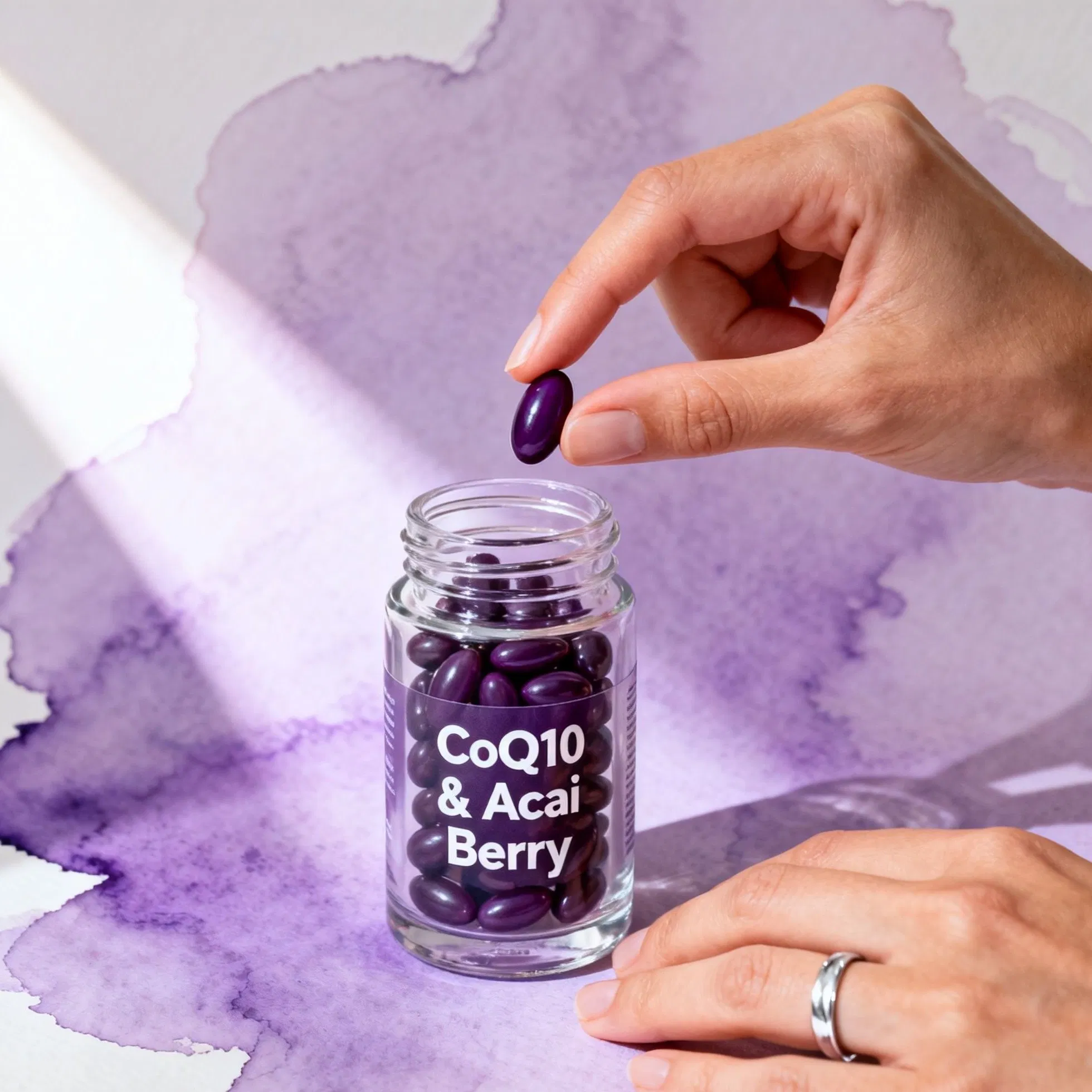 Age-Defying Skin Serum Capsules with Coq10 &amp; Acai Berry