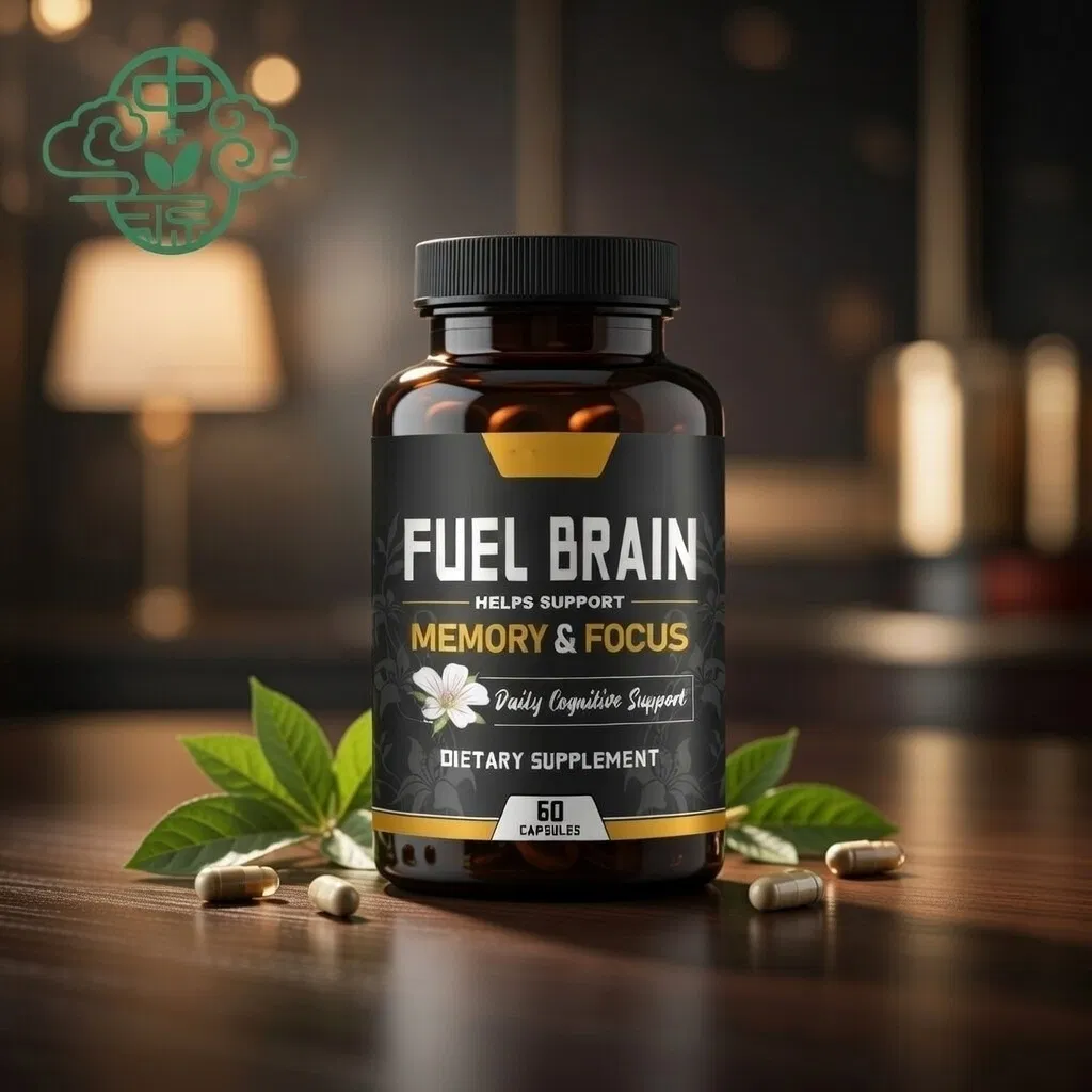 Fuel Brain Capsules Supports Memory Focus Daily Cognitive Dietary Supplement