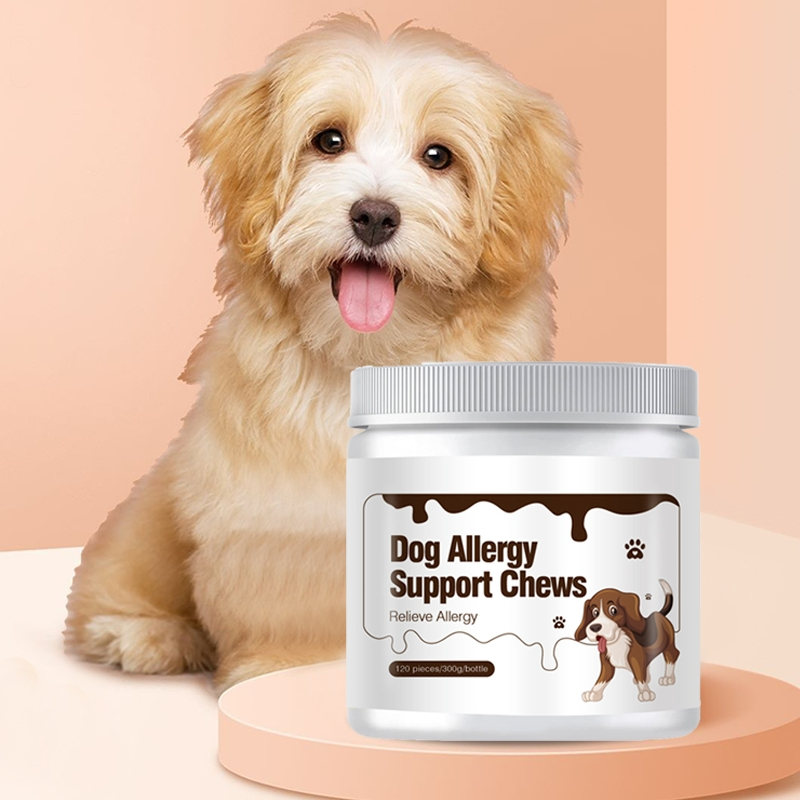 Dog Allergy and Immune Probiotic Chewable Tablets Support