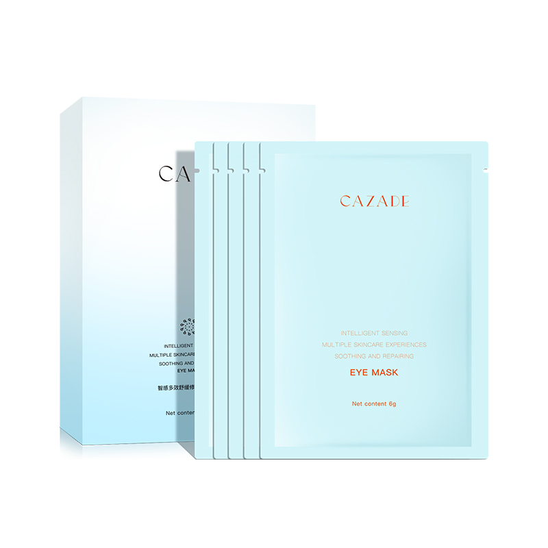 Custom Wholesale Smart Sensory Eye Sheet Mask Reduces Dark Circles Alleviates Puffiness Hydrates &amp; Moisturizes Improves Skin Elasticity Eye Care