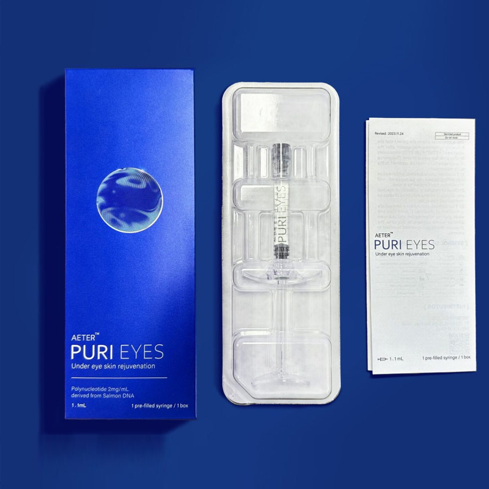 Puri Eyes Pn Filler Eye Filler Skin Boosters Lumi Eyes Treatment Skin Care for Dark Circles Under Eye Needle Mesotherapy Injection Pdrn Filler