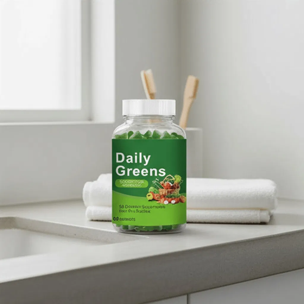 Private Label Adults Supplement Natura Weight Loss for Support Immune Food Green Super Greens and Reds Superfood Gummies