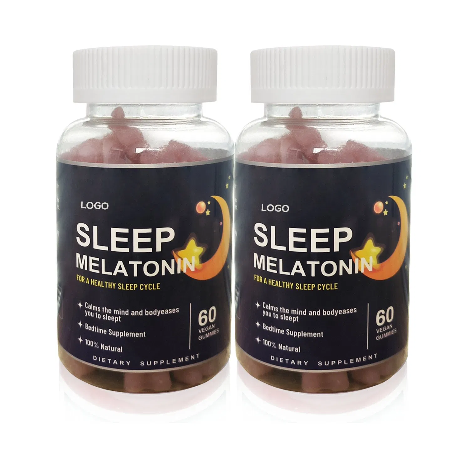Sleep Melatonin Gummies Healthcare Bedtime Supplement for Sleep Aid and Calms Mind