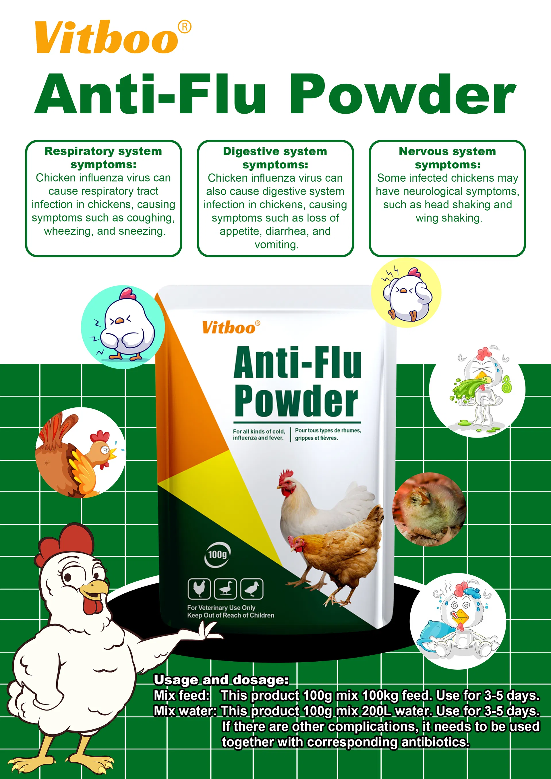 Anti-Flu Powder Header