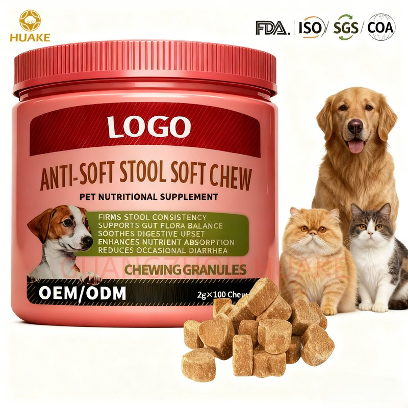 OEM Dog Cat Anti Soft Stool Soft Chews for Intestinal Health Support