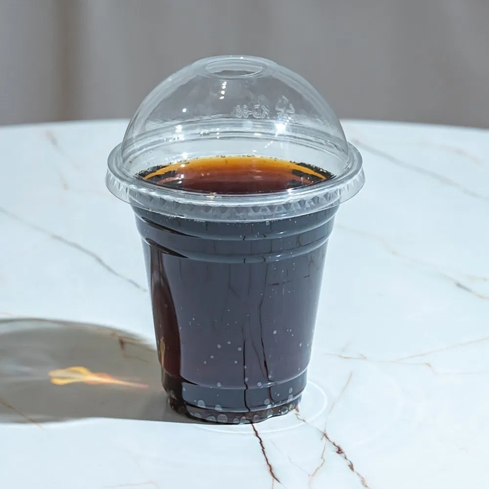 Pet R-Pet Material Disposable Plastic Juice Boba Drink Cold Beverage Cup