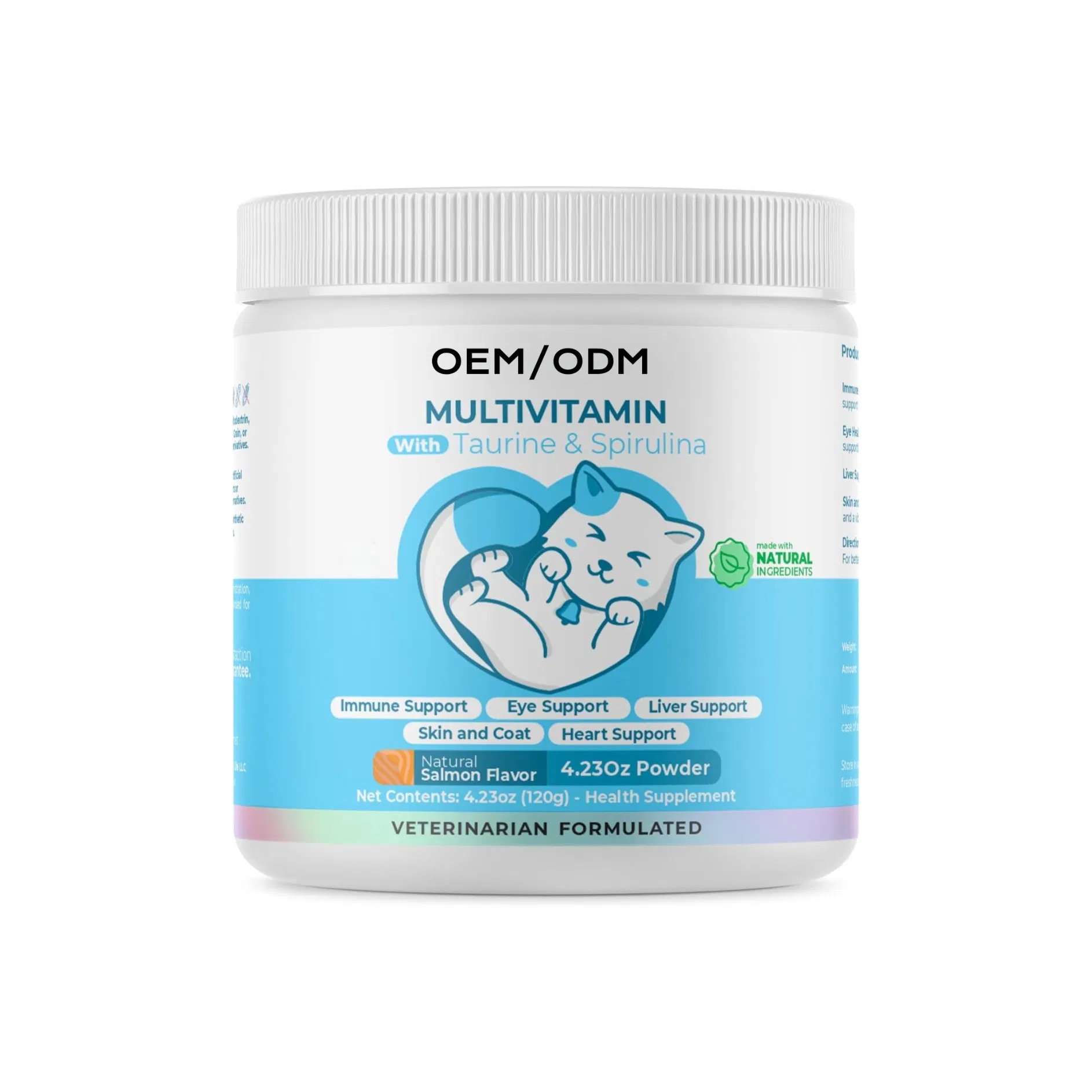OEM Multivitamin Powder Supports Eyes &amp; Liver Health Immune Supplement for Dogs &amp; Cats