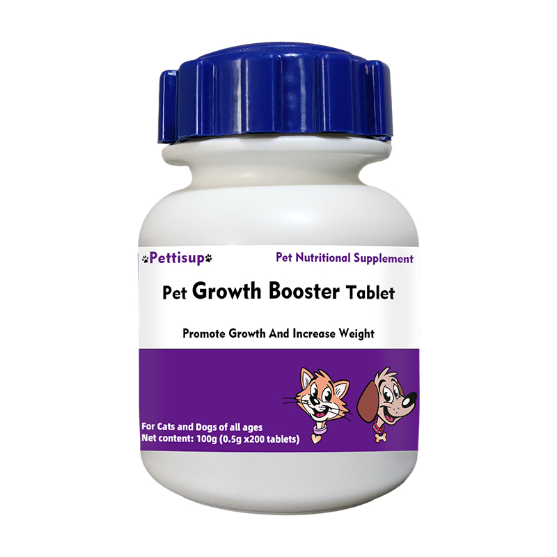 Pet Nutrition Supplement Gut Health Snacks Immune System Tablets Pet Growth Support Tablets Weight Gain for Pet