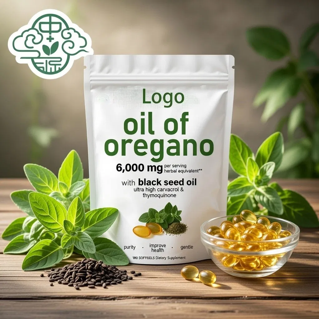 Natural Oregano Oil Dietary Supplement - Daily Immune Support