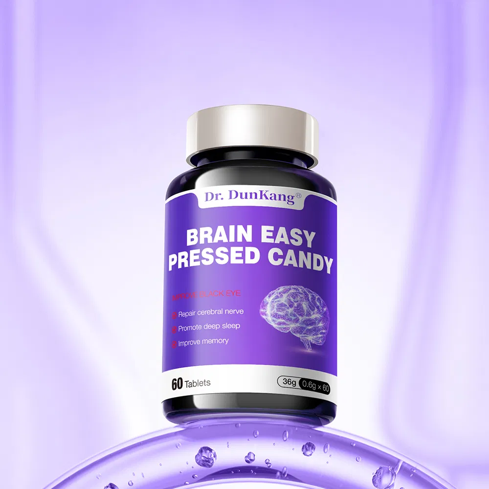 OEM/ODM Brain Easy Pressed Candy Supports Concentration and Aids Sleep Custom Logo Supplements