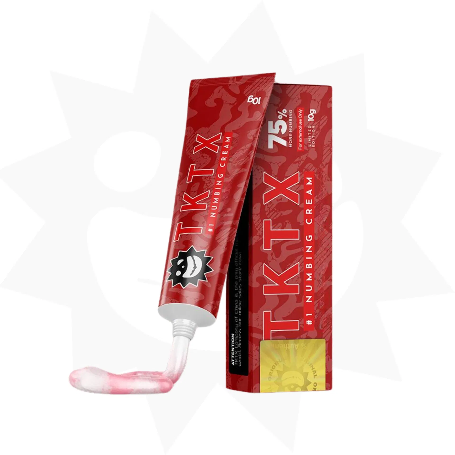 Pain Relief New Tktx Red Numbing Anesthetic Numbing Ointment 99% 75% 55% 40% for Permanent Makeup Eyebrow Tattooing Eyelash Tattoo Kit Tattoo Supply