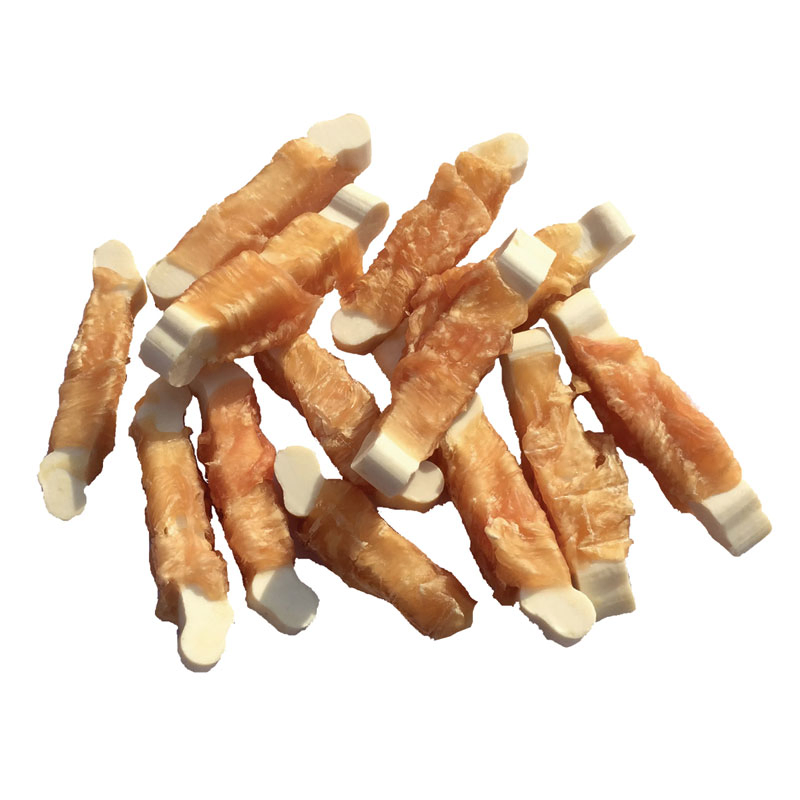Wholesale High-Quality Chicken Wraps Cheese Bone Dog Dental Chews