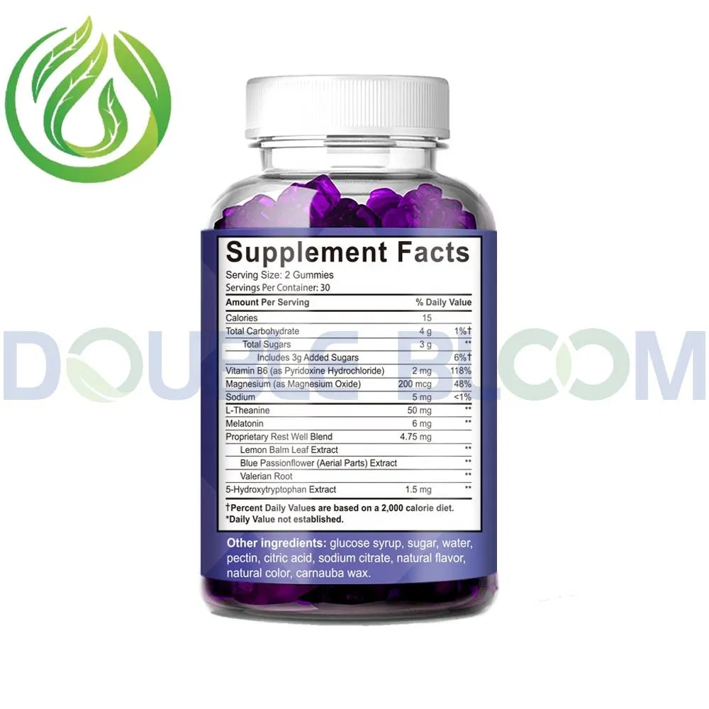 Vegan Melatonin Gummies Supplement Sleep Supplement Melatonin 1omg Dietary Natural Flavor