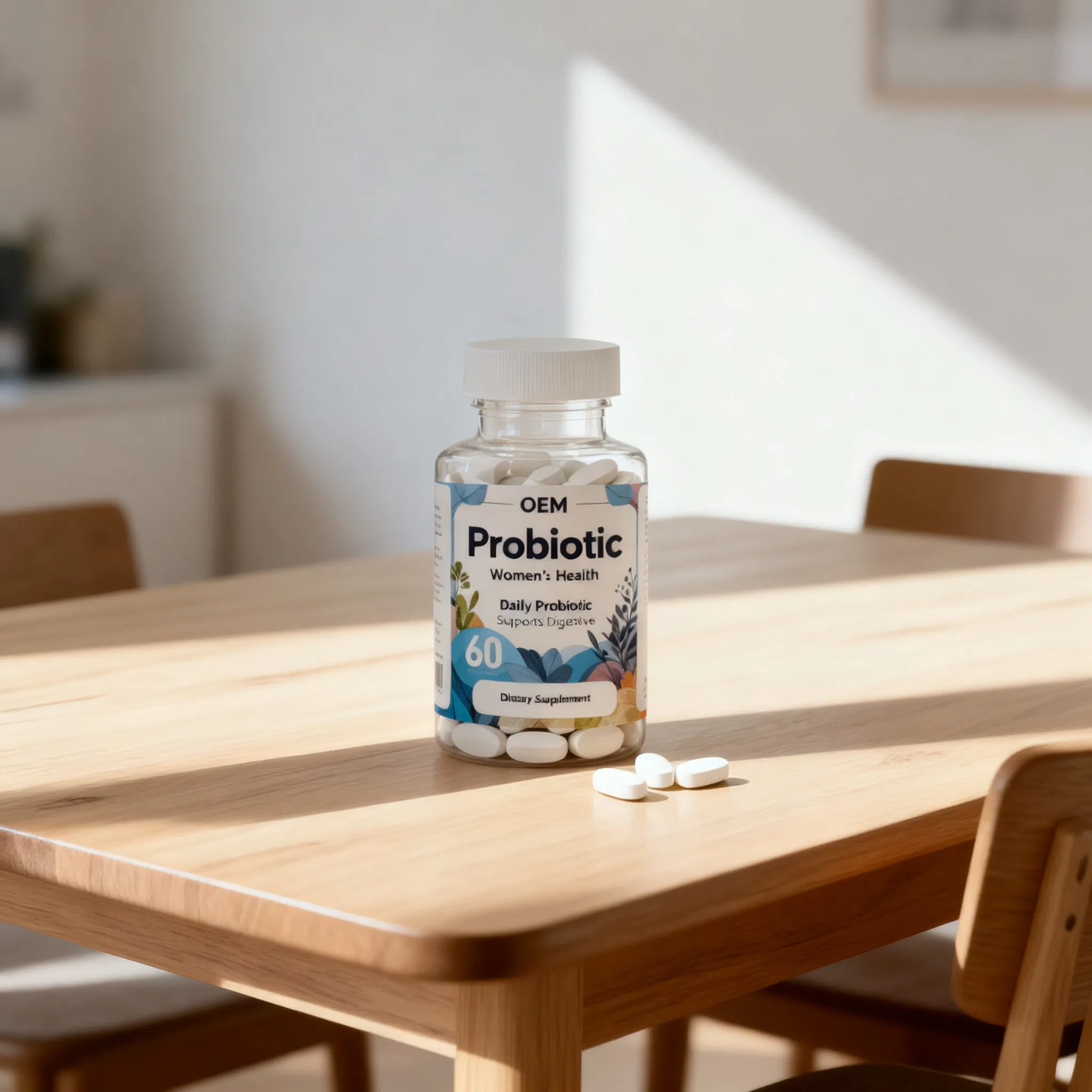Probiotic Tablets for Immune Support Daily Microbiome Balance Wholesale OEM Healthcare Product