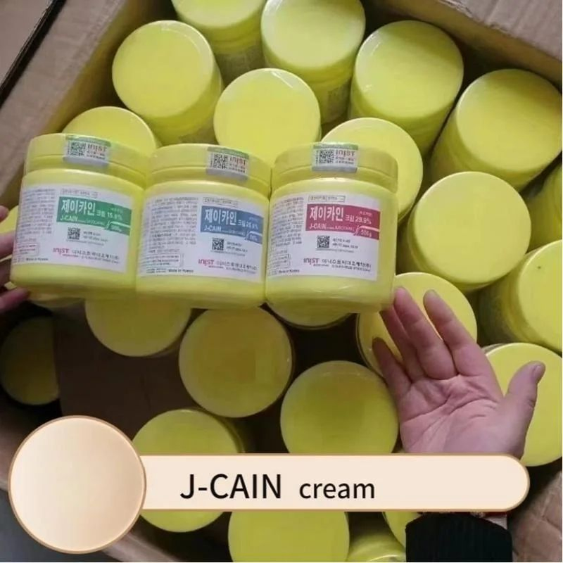 High Concentration Lido J Cain Skin Cosmetic Injection 15.6% 10.56% 25.8% Factory Anesthetic Numbing Cream 500g Ointment for Tattoo Microblading Permament