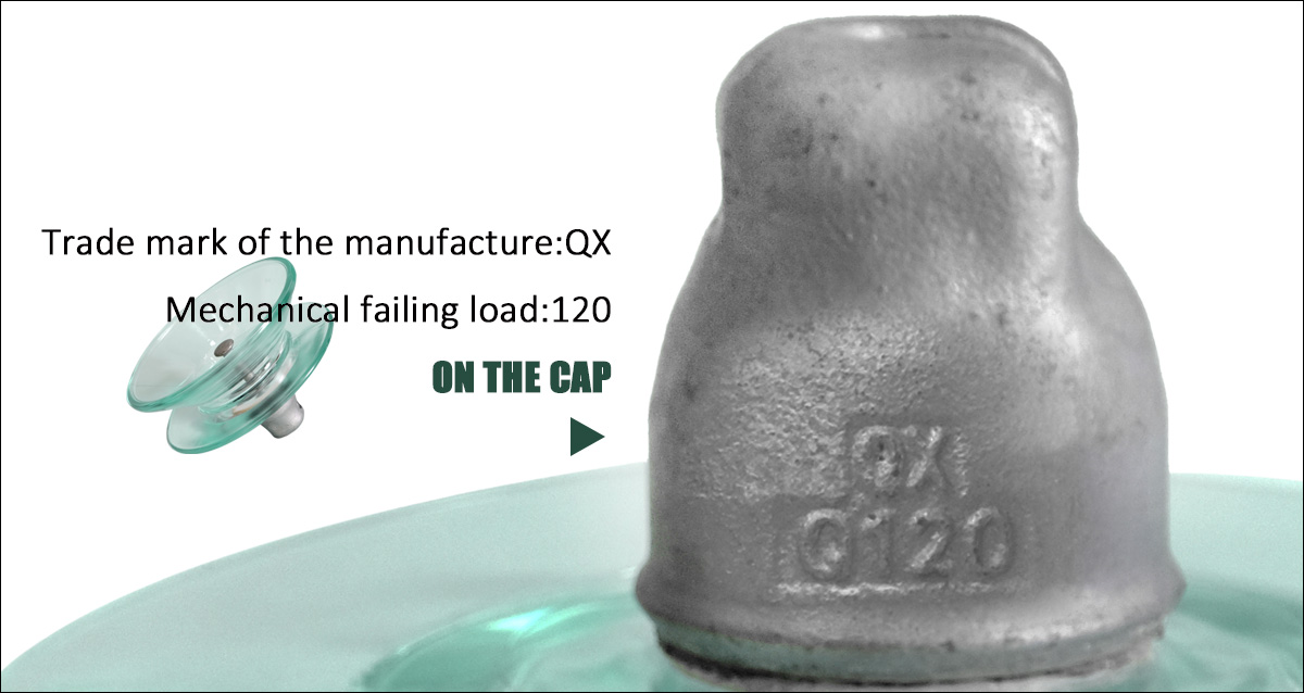 U120BLD Toughened Glass Insulator