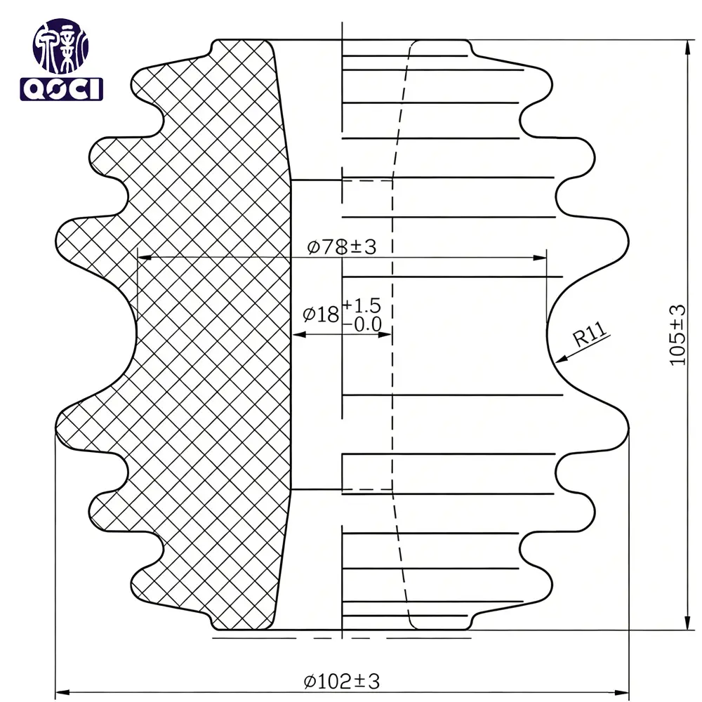 High-Quality ANSI 53-5 Spool Insulator Suppliers, Factory