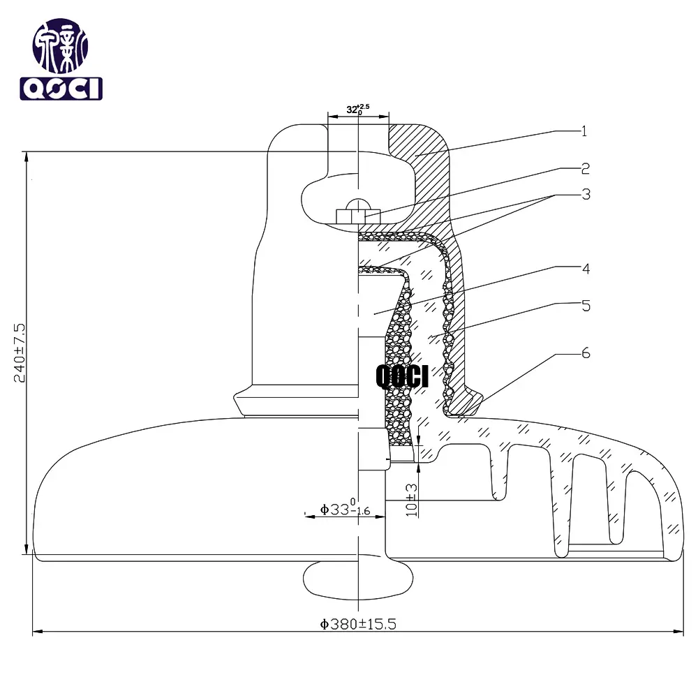 High-Quality U550B (240/380/600) Glass Insulator Manufacturers, Suppliers