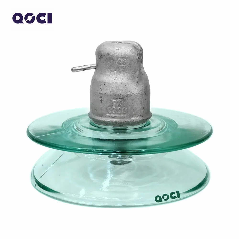 China U300BD High Voltage Cap and Pin Type Anti-Fog Glass Isolator Toughened Double Shed Glass Electric Insulator Manufacturer, Suppliers