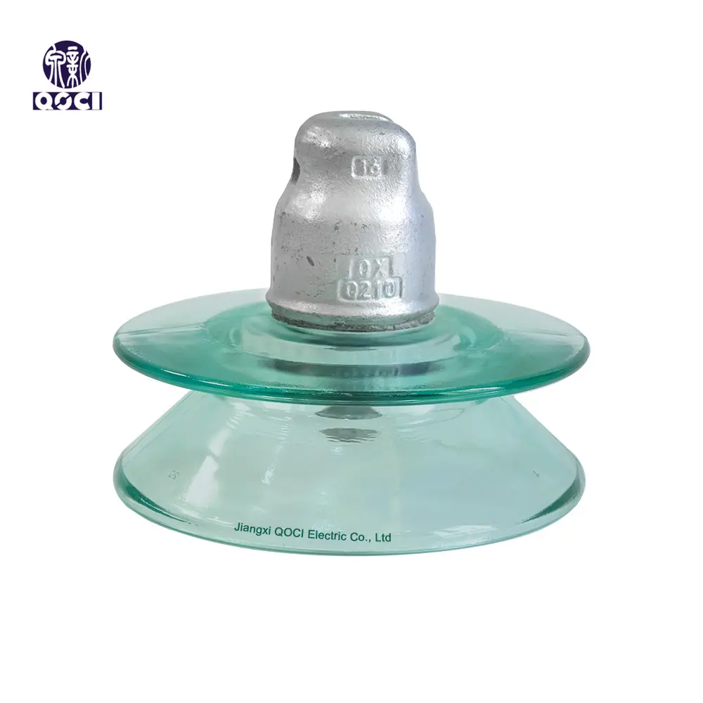 High-Quality U210 High Voltage Cap and Pin Type Anti-Fog Glass Insulator Isolator Toughened Double Shed Glass Electric Insulator Manufacturers, Suppliers