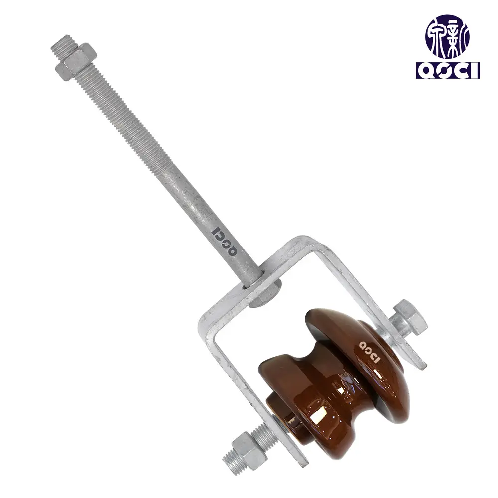China ANSI Standard Shackle Insulator ED-2b with D Iron for Low Voltage Lines Suppliers, Factories