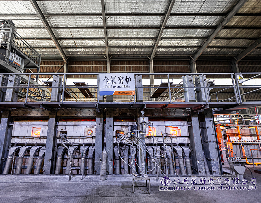 Total oxygen kiln glass melting furnace QOCI Electric insulator production