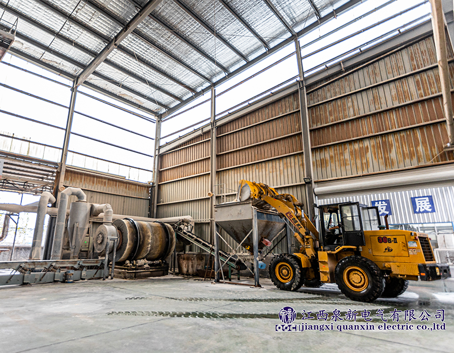 Industrial mixer for glass batch preparation QOCI Electric factory