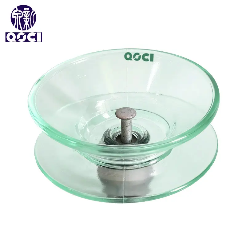 High-Quality 120kN U120BD Double-Shed Type Glass Insulators IEC Standard for High Voltage Lines Suppliers, Factory