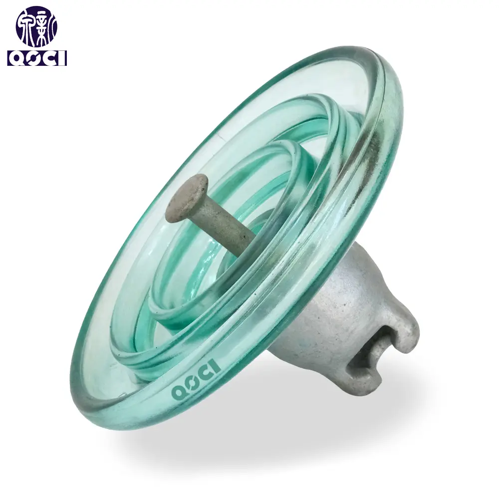 China 120kN U120BL High Voltage Cap and Pin Type Toughened Disc Suspension Glass Electric Insulator Supplier, Factories