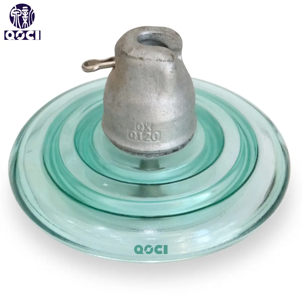 High-Quality 120kN High Voltage Transmission Line U120BS Cap and Pin type Toughened Disc Glass Insulator Manufacturer, Suppliers