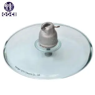 China U70BLA Aerodynamic Type Glass Insulators IEC Standard for High Voltage Lines Supplier, Factory