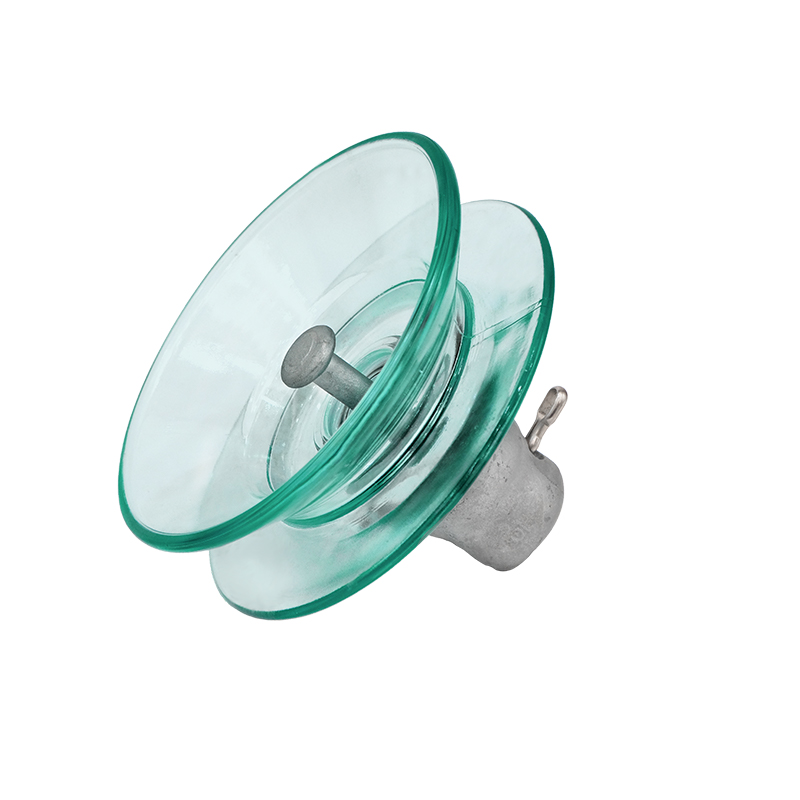 Double-shed external shed profile glass insulator industrial pollution areas