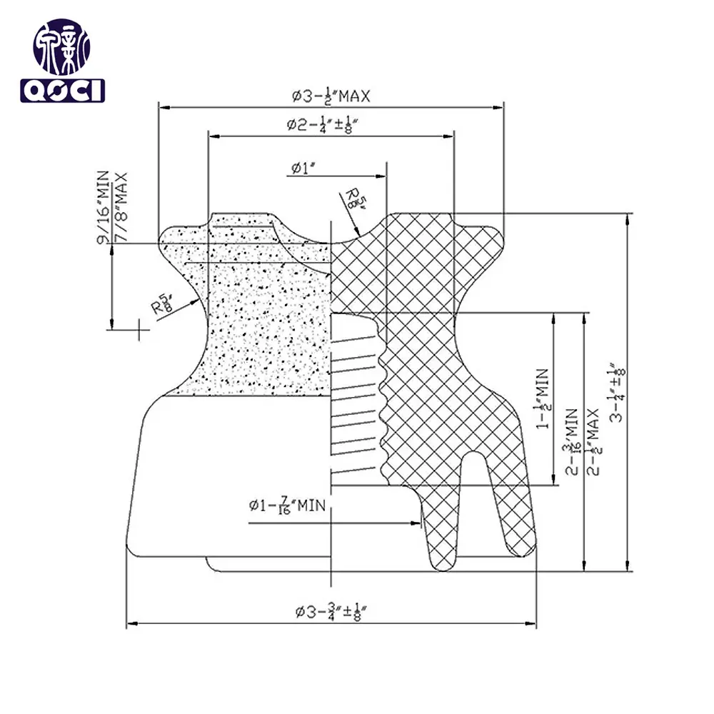 High-Quality ANSI 55-2 Porcelain Pin Type Insulator Manufacturers, Factories